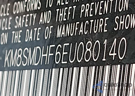 2014 Hyundai Santa Fe Gls из США, поврежденный, VIN KM8SMDHF6EU080140